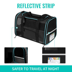 CUSSIOU carrier with side storage pocket for quick-access items