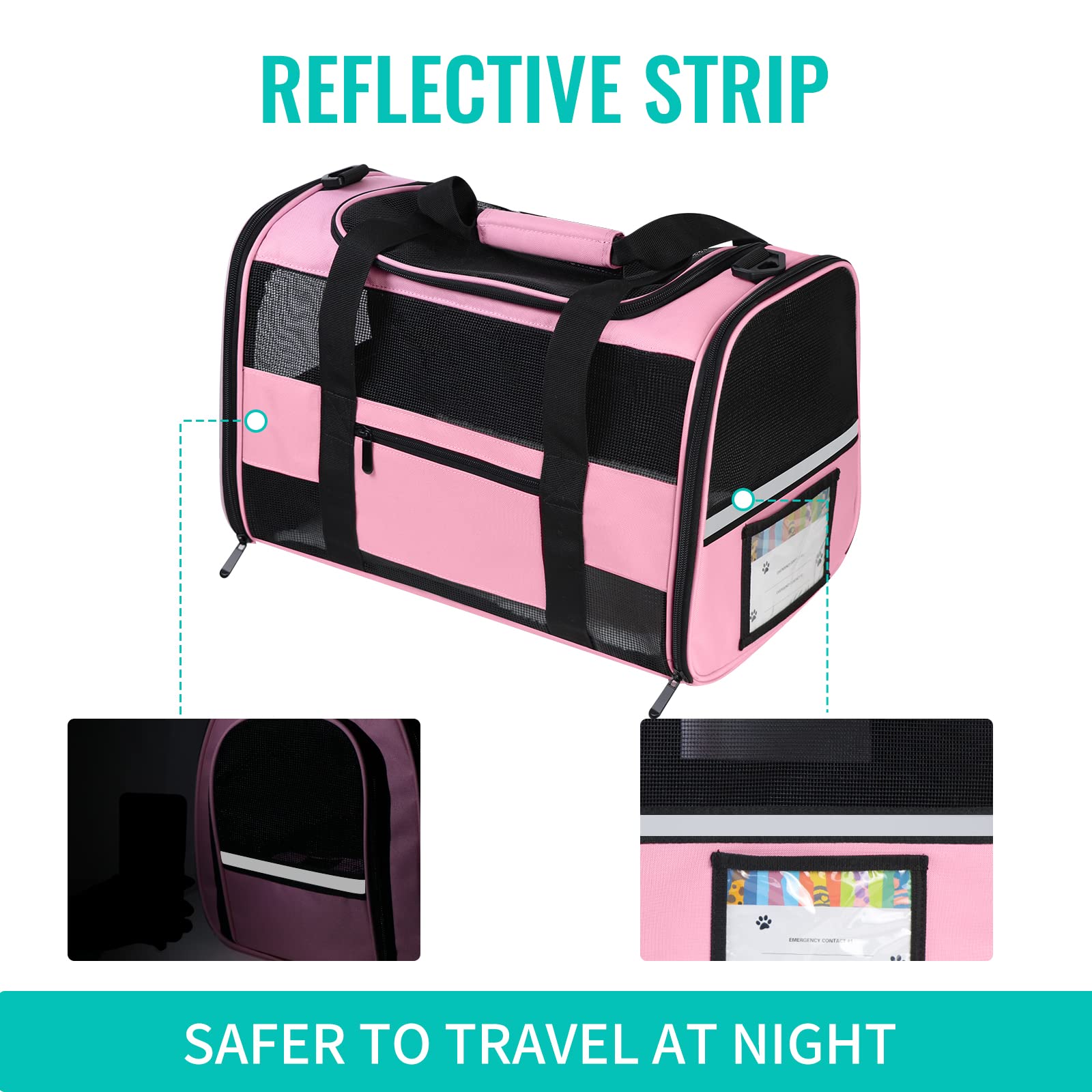 CUSSIOU carrier with side pocket storage keeps essentials handy