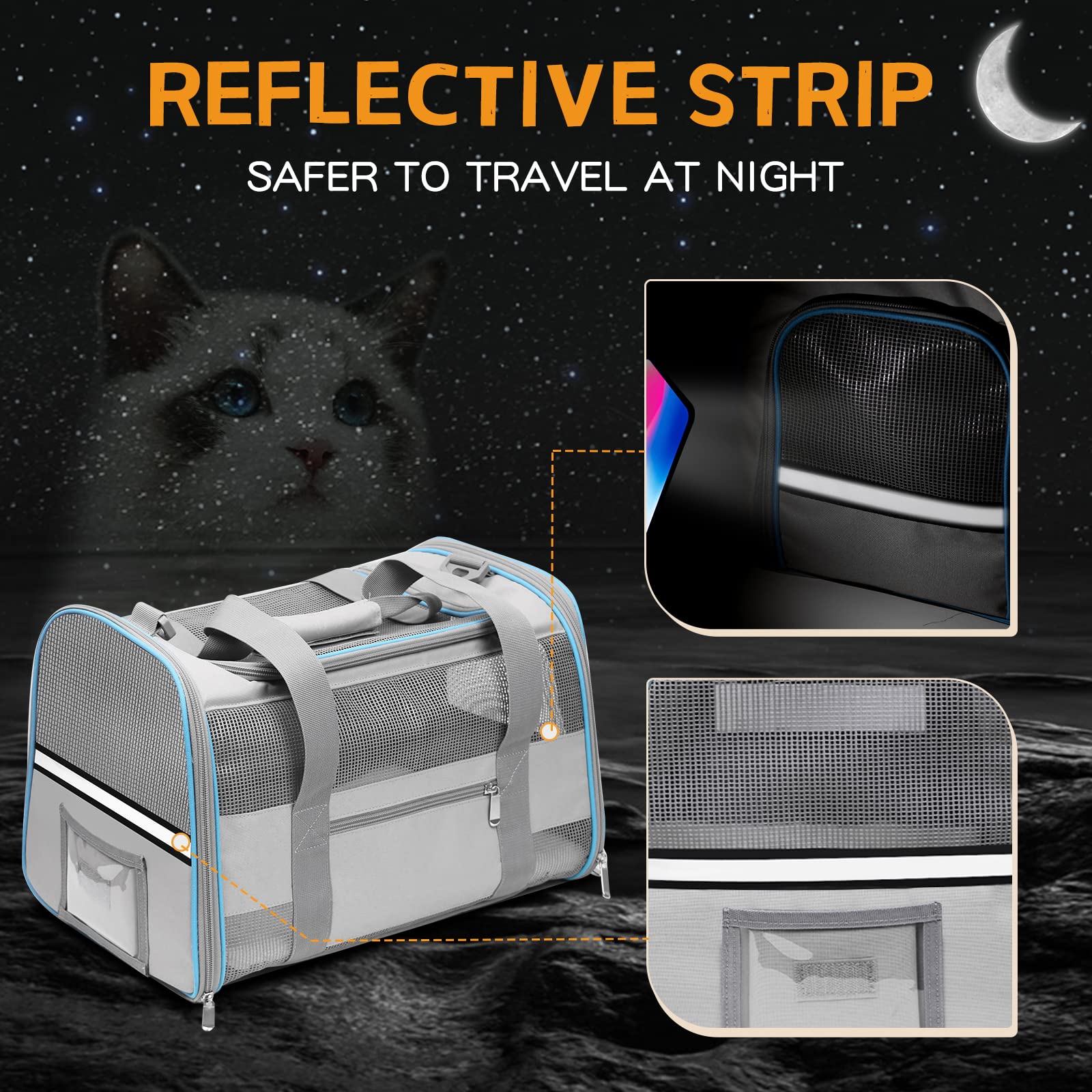 CUSSIOU collapsible design enables easy storage after trips.