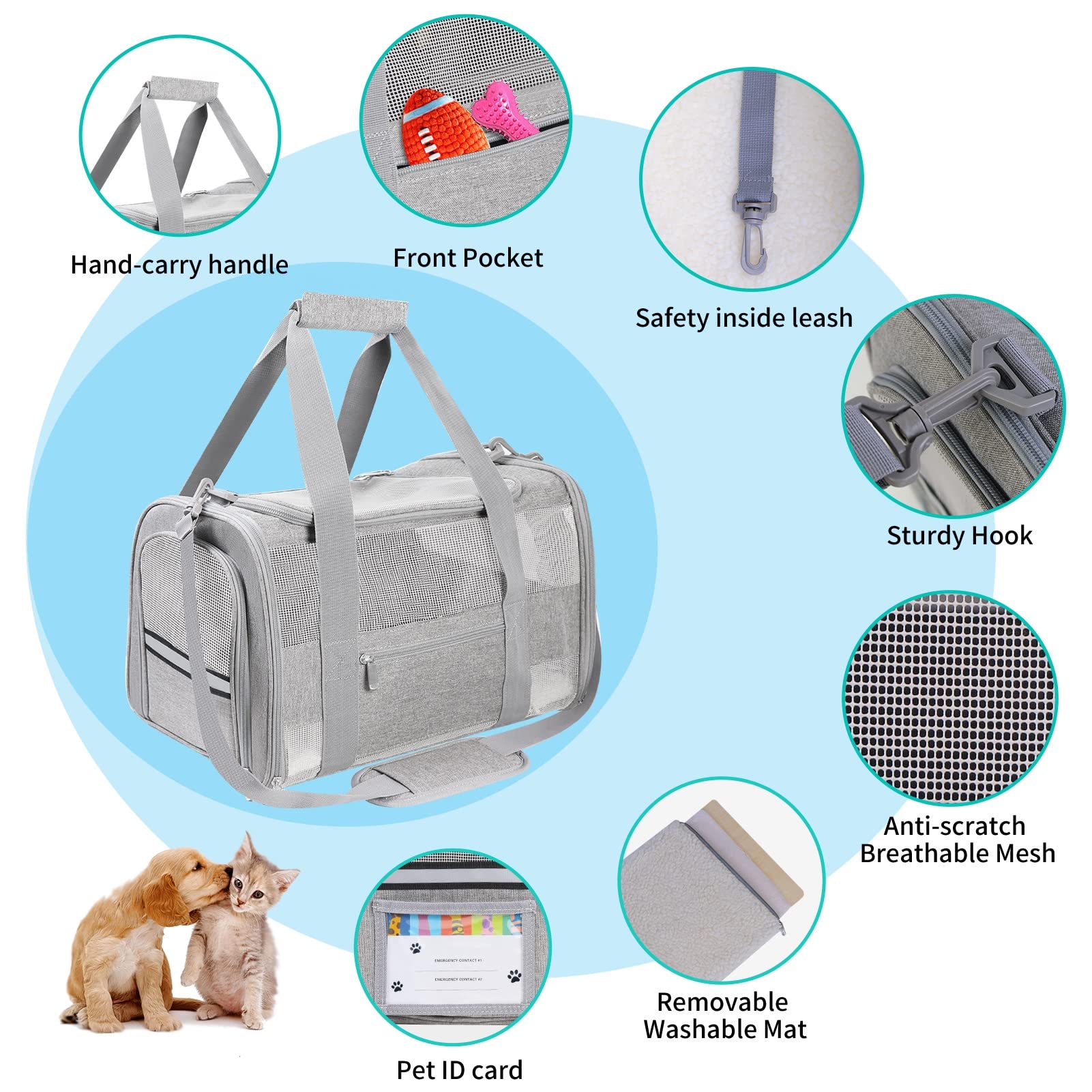 CUSSIOU removable fleece pad simplifies cleaning and comfort.