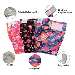 CuteBone Adjustable Leg Elasts ensure secure fit.
