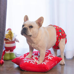CuteBone Christmas dog diapers adjustable elastics offer a customizable fit for many breeds