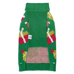 CuteBone Christmas green sweater cozy-knit fabric stays soft after washing