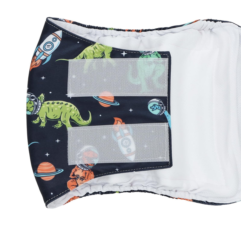 CuteBone dog diapers 3-pack designs image showing multiple colors and styles.