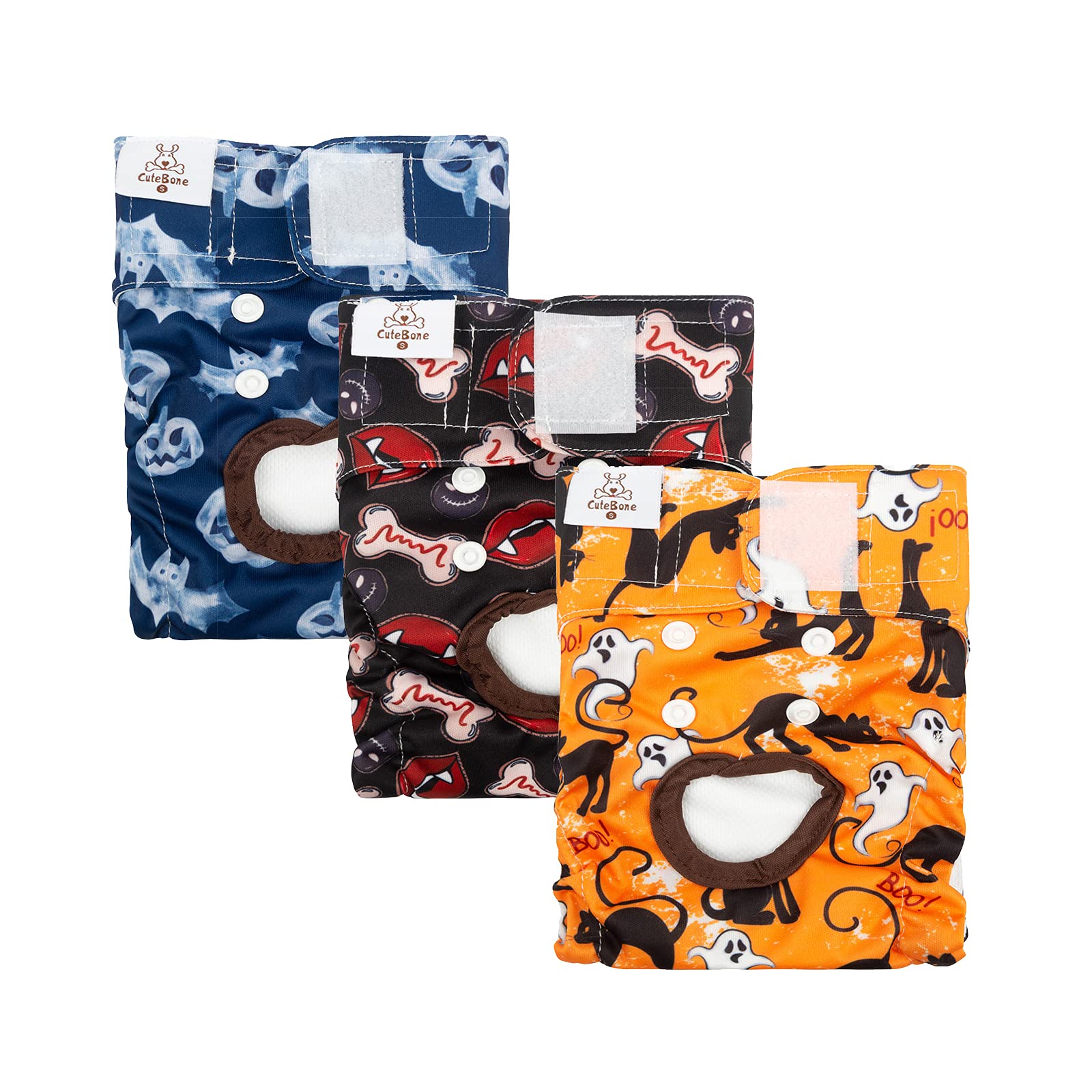 CuteBone adjustable leg elastics ensure a snug fit for most dogs.