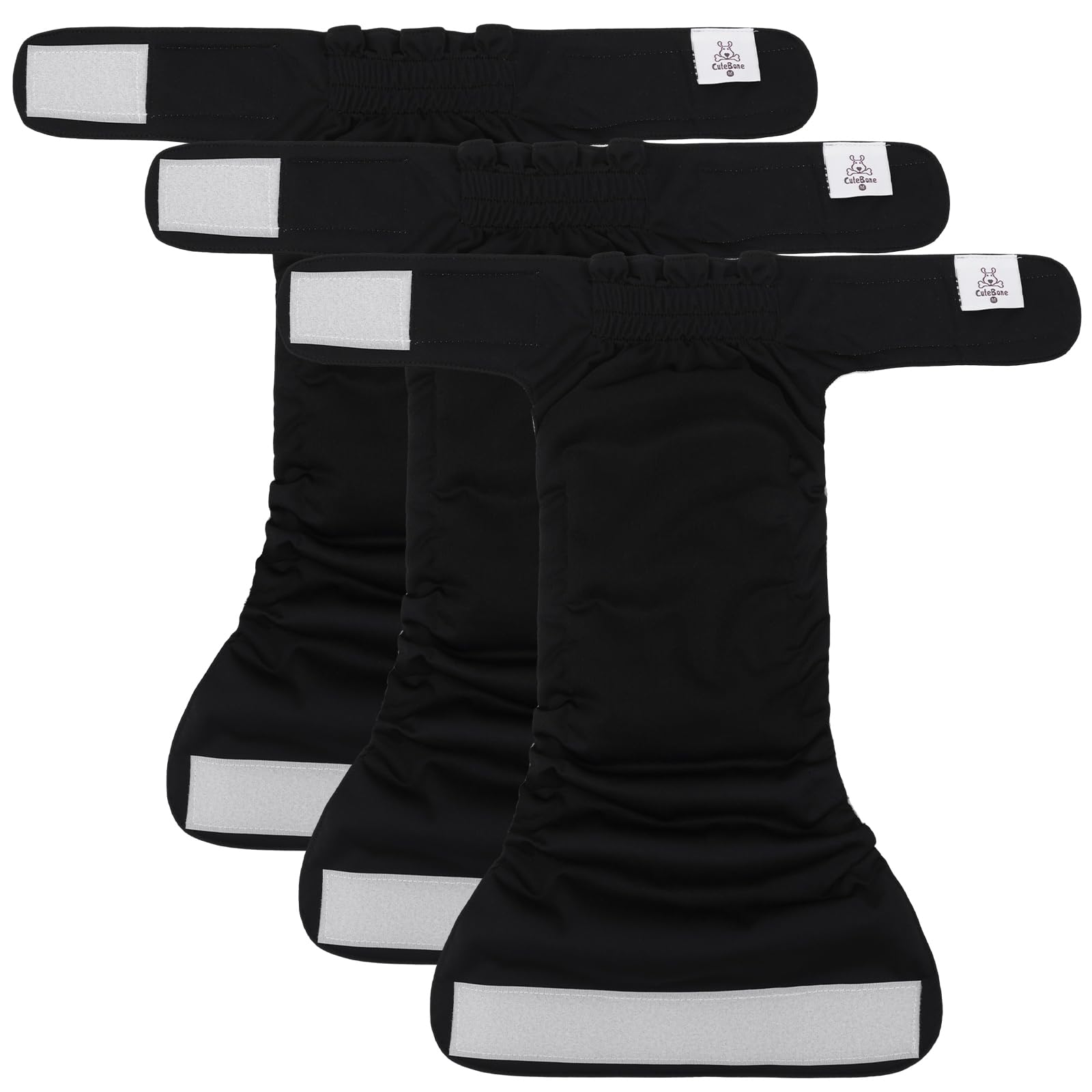 CuteBone adjustable-leg-elastics on diaper emphasize secure fit