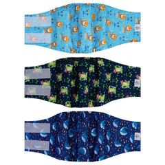 CuteBone dog diapers belly band pack 3 DM38L provides secure protection and easier cleanup.