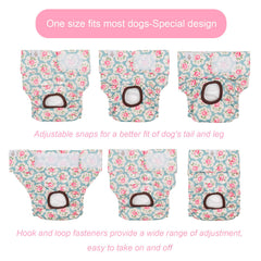 CuteBone dog diapers outer-shell close-up shows leak-proof protection for furniture.