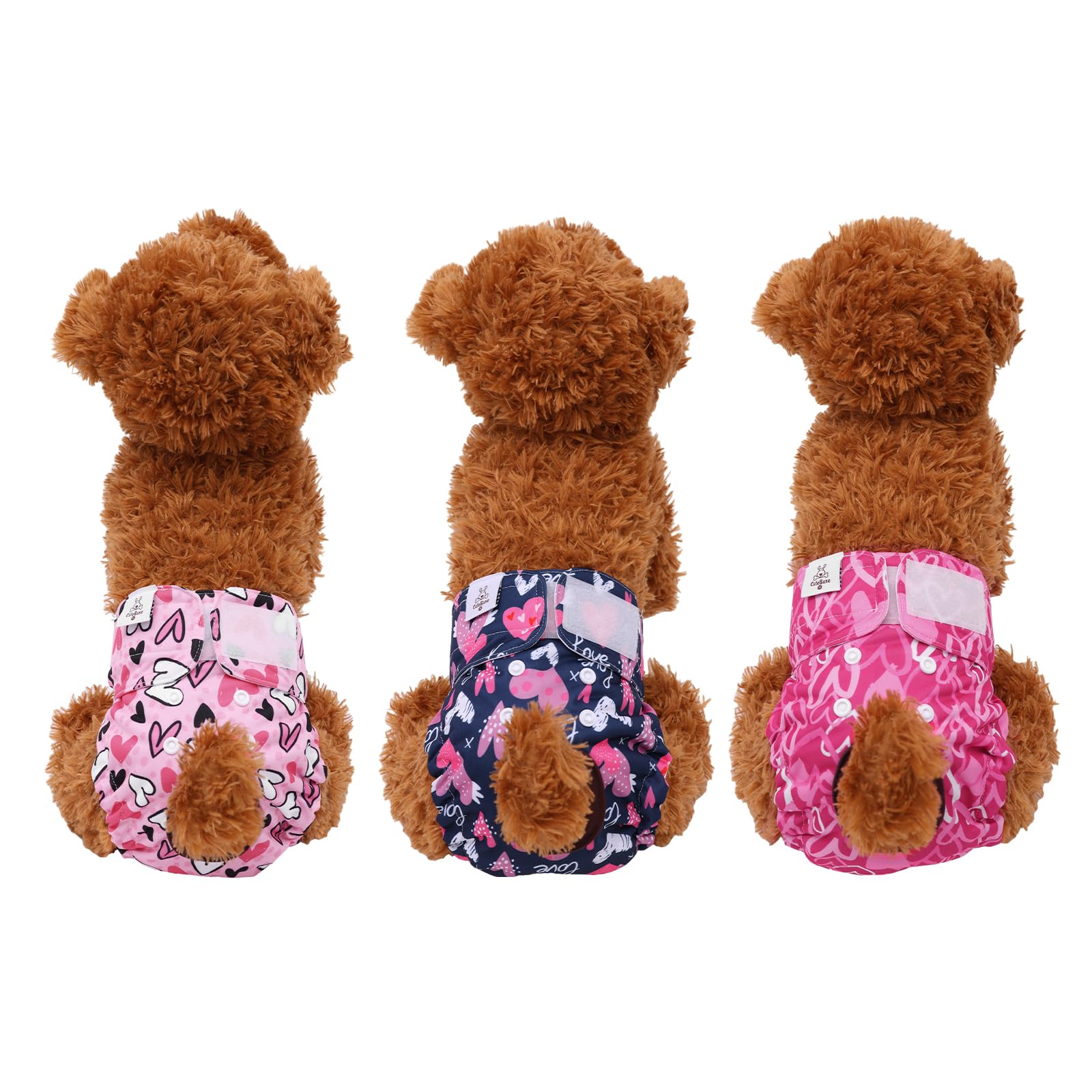 CuteBone loop loops help avoid snagging during washing for easy cleaning