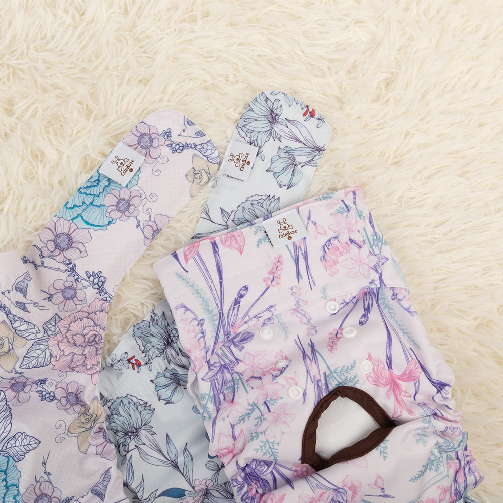 CuteBone dog diapers easy-clean loops simplify washing without harming clothes