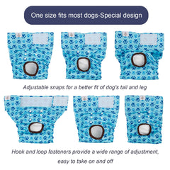 CuteBone dog diapers female large pack provides reliable leak protection for bigger dogs