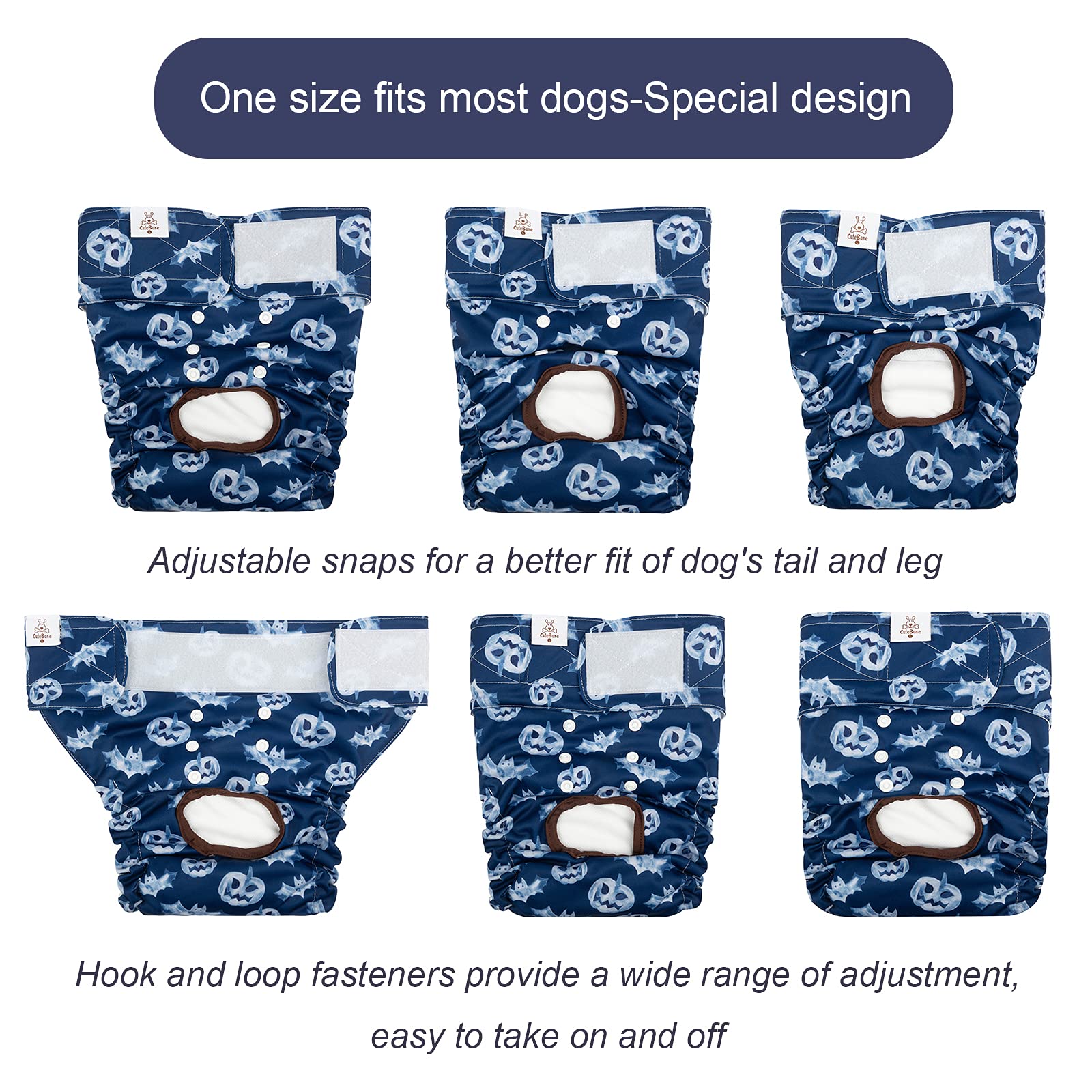 CuteBone leak-proof absorbent pads prevent accidents on carpets.