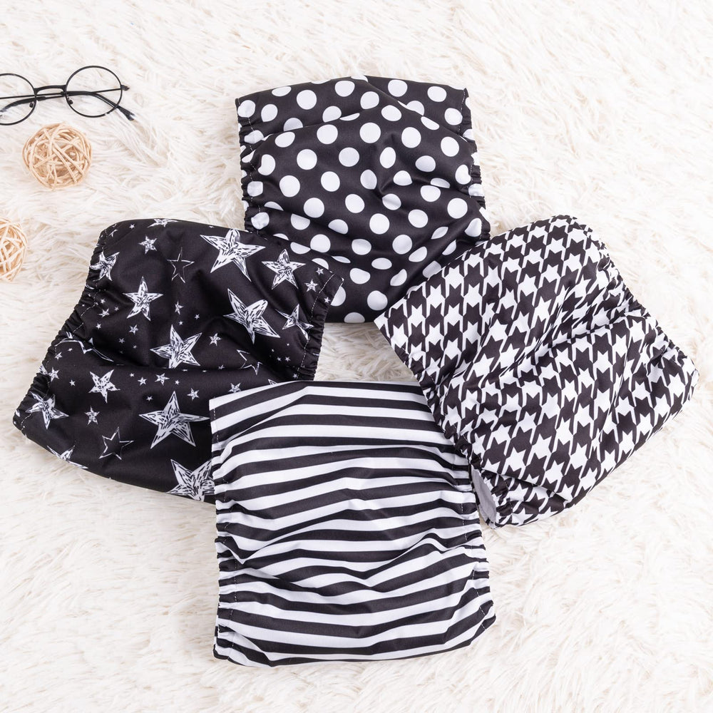 CuteBone dog diapers XS to L sizes with clear size guidance