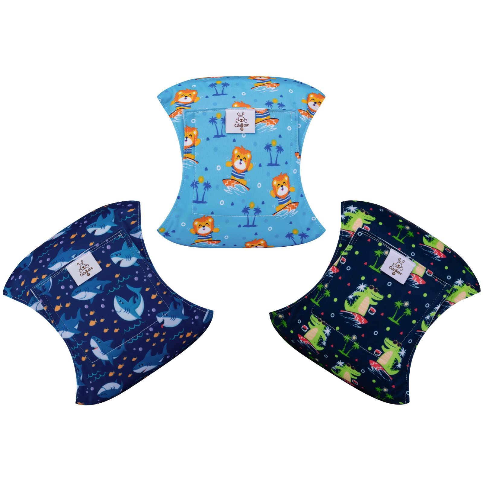 CuteBone diaper with waterproof shell helps prevent leaks during daily walks.