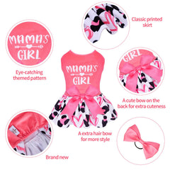 CuteBone dog dress shows chest girth 16 inches, helping pick the right size.