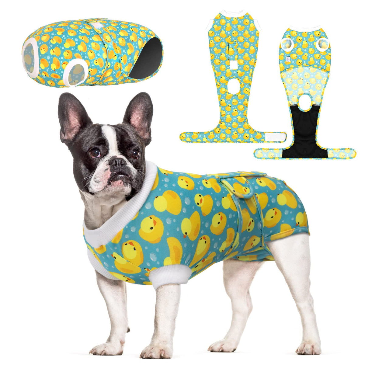 CuteBone dog recovery suit close-up fabric texture supports lasting comfort.