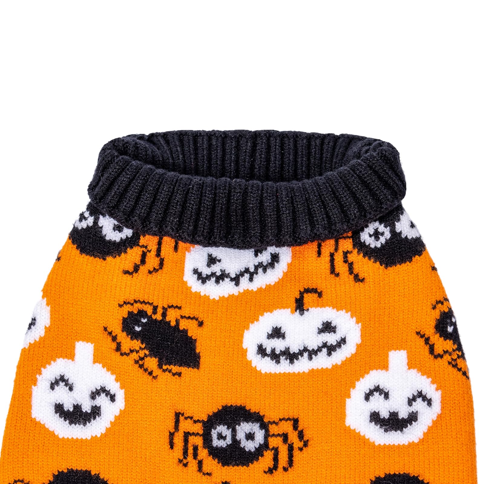 CuteBone Halloween dog sweater worn by a small dog for festive daily wear.