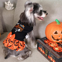 CuteBone Halloween dog sweater side view highlights comfortable fit for tiny breeds.