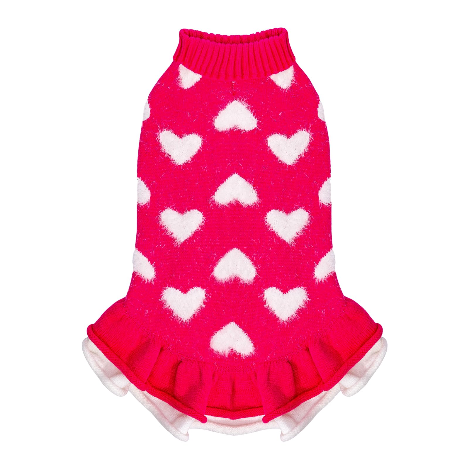 CuteBone high collar provides neck warmth while keeping a neat silhouette