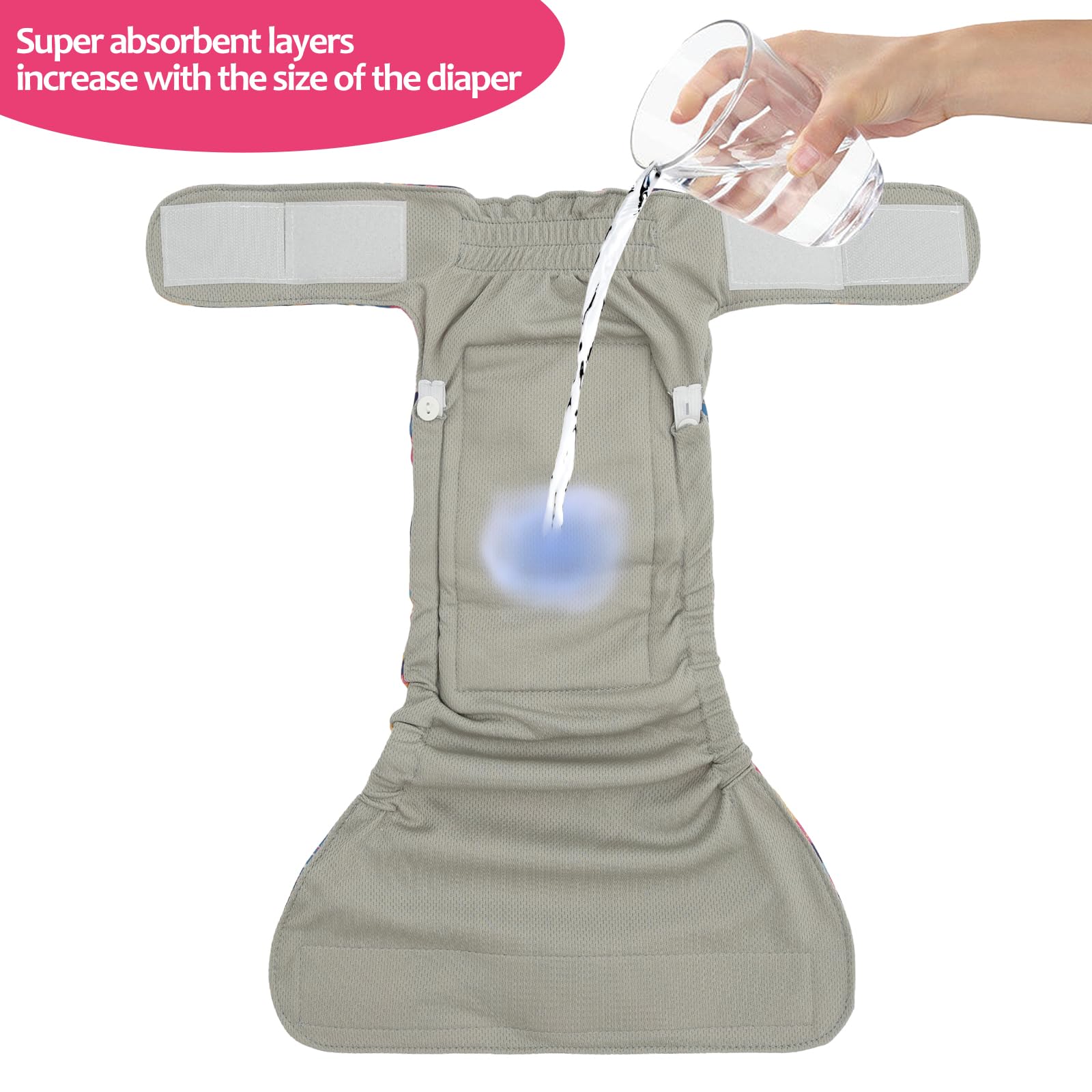 CuteBone Hook-and-Loop Fasteners simplify dressing.
