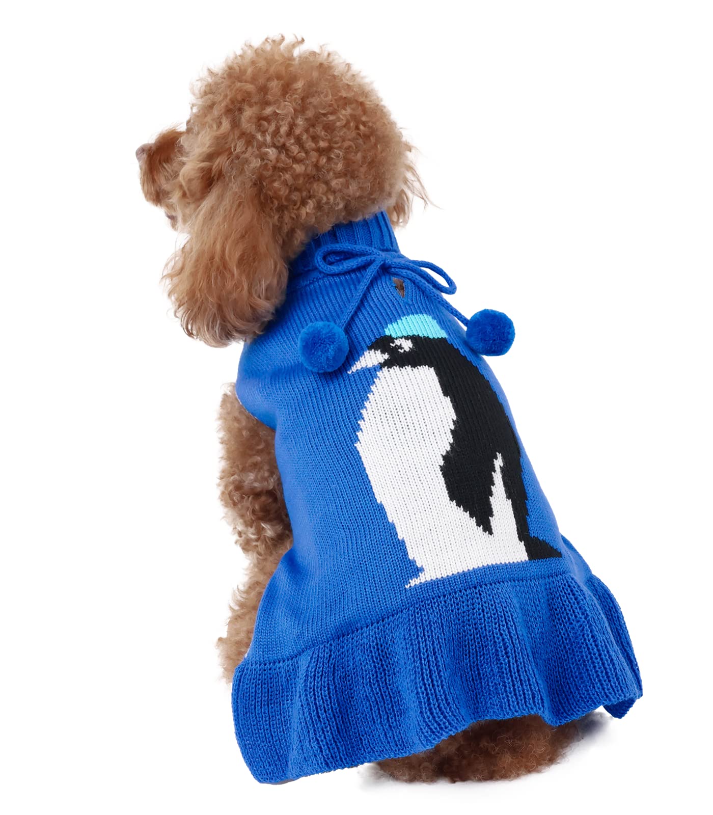 CuteBone knit turtleneck sweater protects the neck while keeping warmth.
