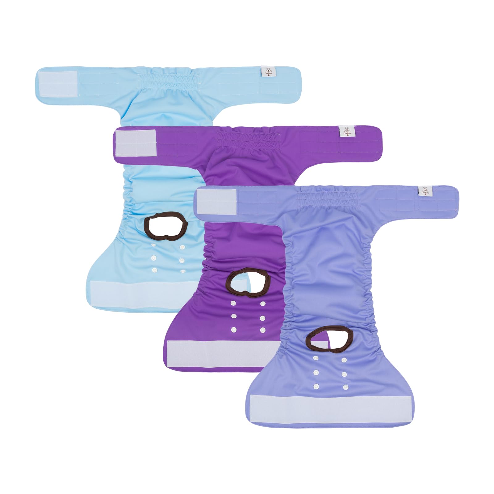 Pañales CuteBone para perra talla mediana con ajuste seguro para entrenamiento de baño.