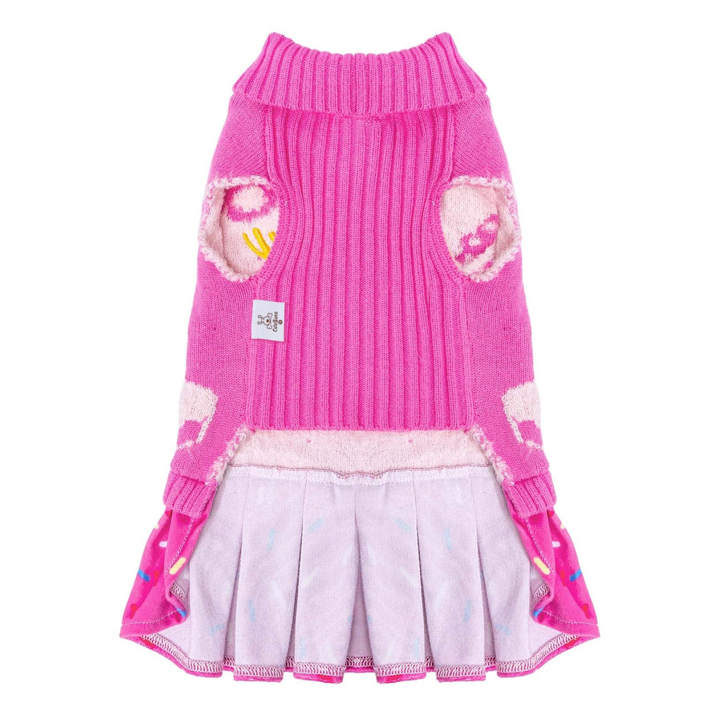CuteBone pink cat sweater pullover suitable for small cats and dogs alike.
