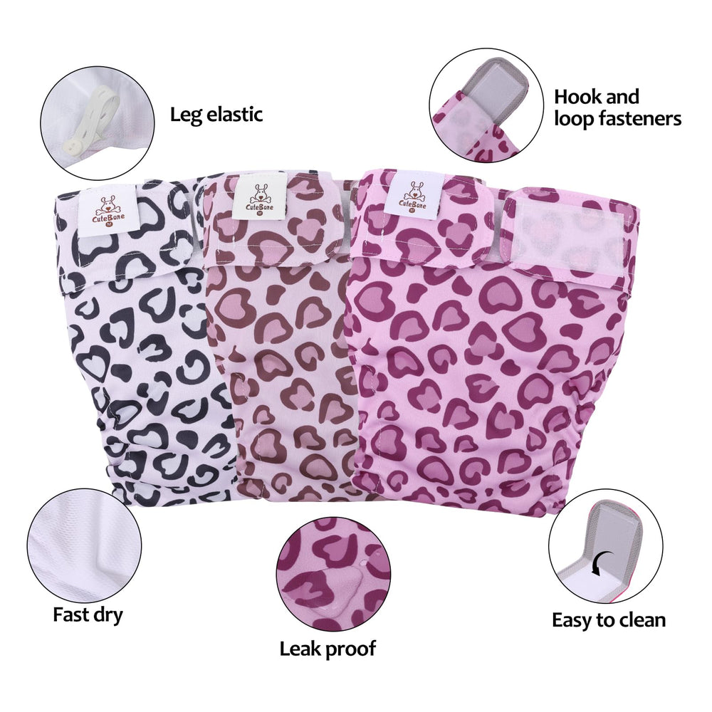 CuteBone reusable absorbent pads offer economical protection for training and resting periods.