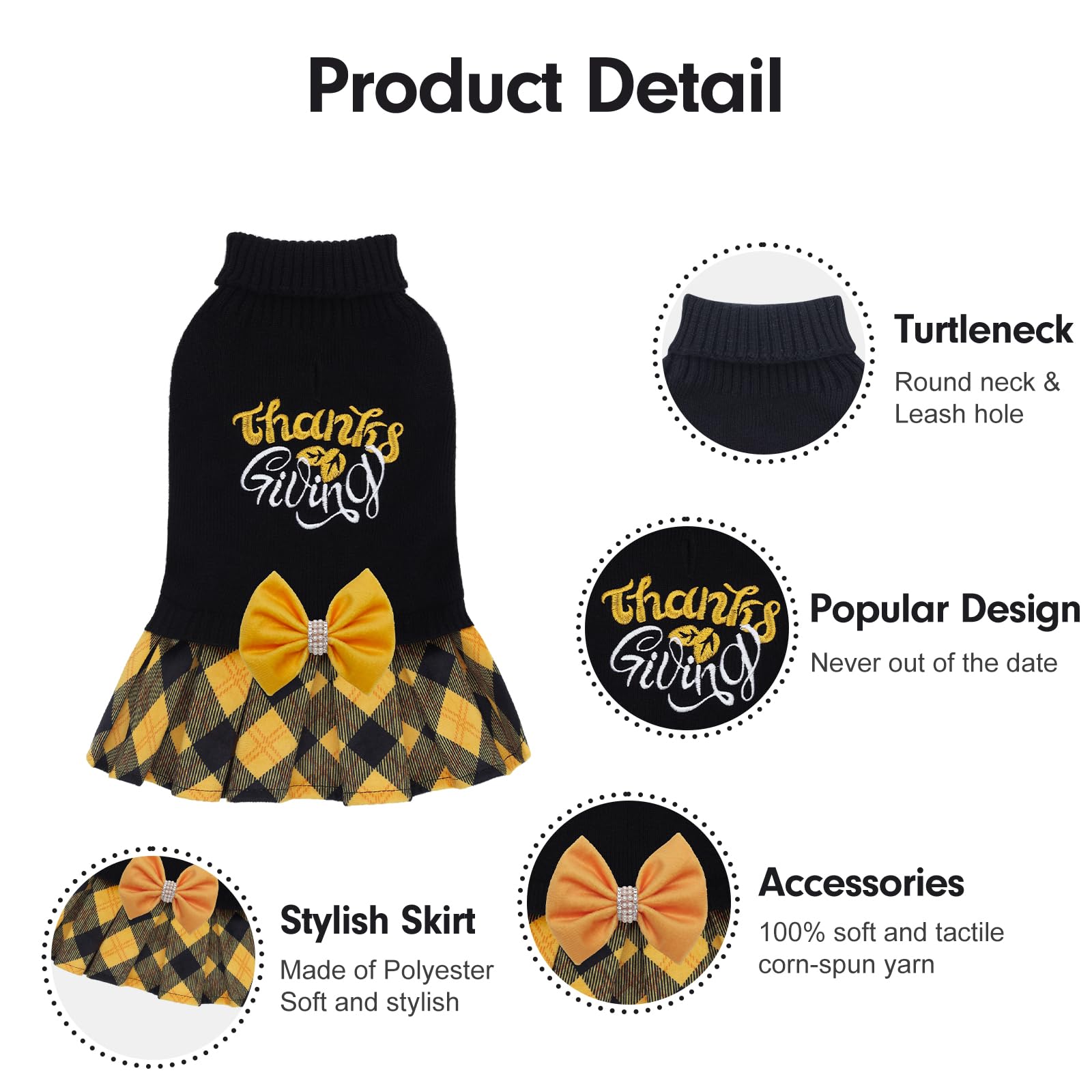 CuteBone sleeveless pullover design makes on-and-off easy for quick outings