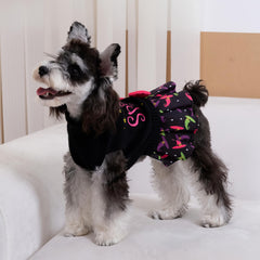 CuteBone small dog sweater with bowtie and rhinestones for party photos and everyday wear.
