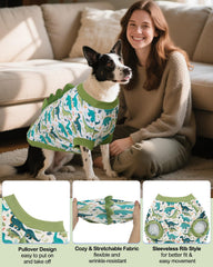 CuteBone stretchy velvet dog shirt highlights breathable fabric for active pets.