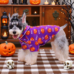 CuteBone velvet pajamas dog wearing view highlights easy dressing and cozy fit
