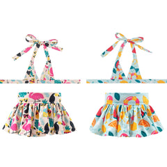 CuteBone vestidor bikini para perro dos piezas, ideal para salidas veraniegas a la playa