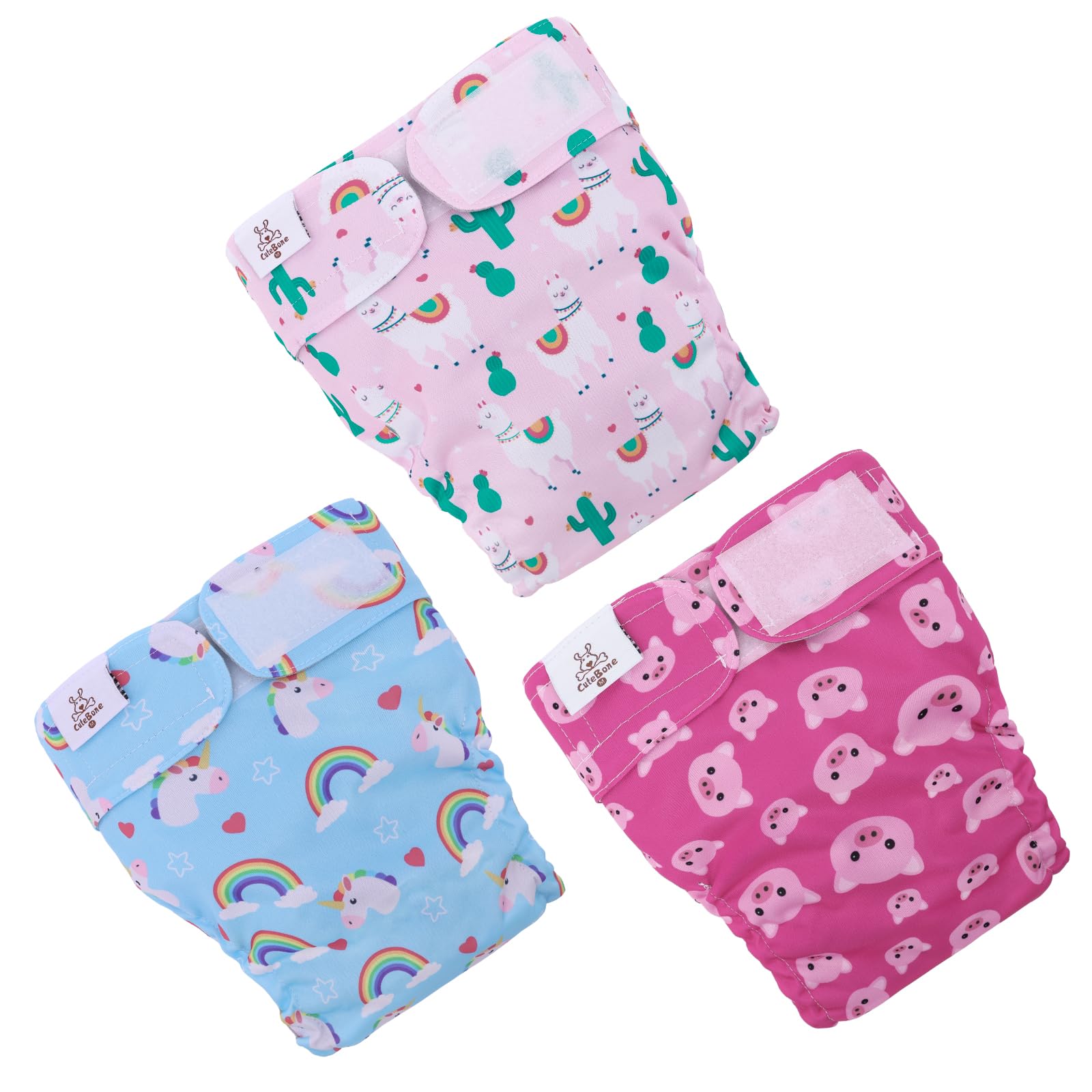CuteBone no-tail-hole side view highlighting adjustable leg elastics for comfort