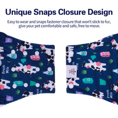 CuteBone three-pack belly bands designs for male dogs