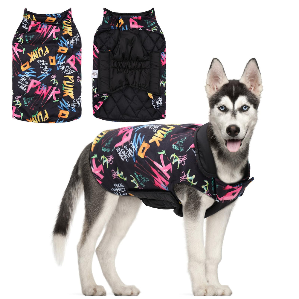 CuteBone winter dog jacket outer view highlighting waterproof fabric for outdoor walks