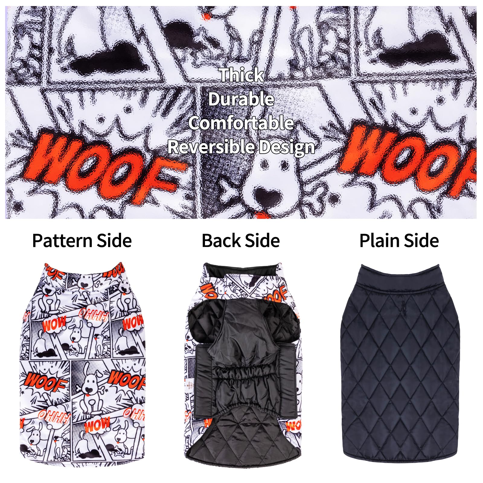 CuteBone jacket interior with soft fleece for cozy, comfortable wear.