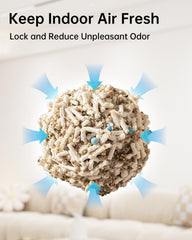 Cutepol Mixed 5-in-1 litter scoop-action image highlights easy scooping.