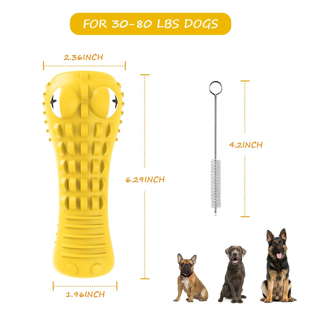 Cutiful dog toy designed for 30-80 lb dogs with durable play
