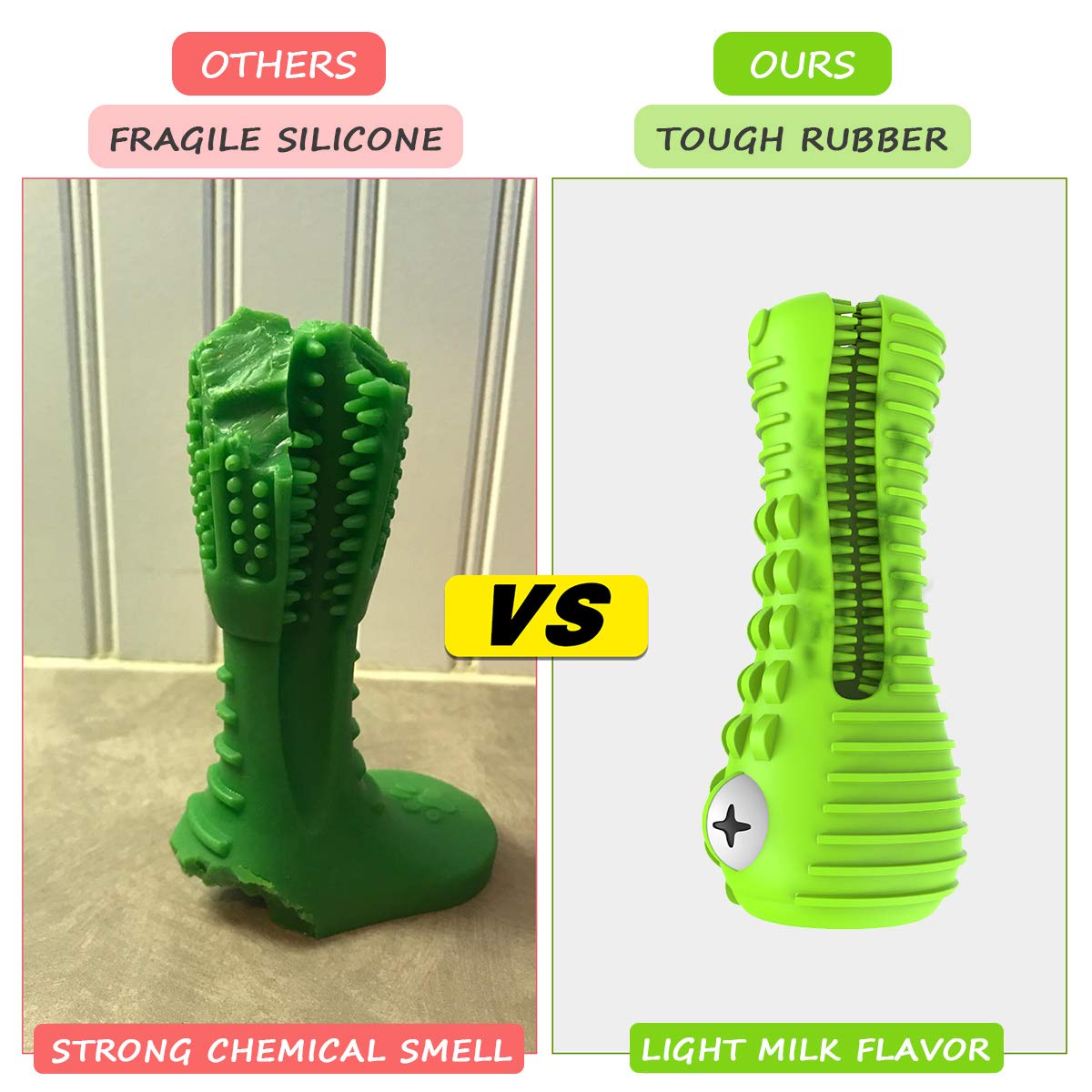 Cutiful gator toy mouth area shows toothpaste compatibility for enhanced cleaning