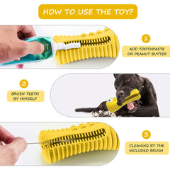 Cutiful gator toy ridges and bristles aid gentle tooth cleaning