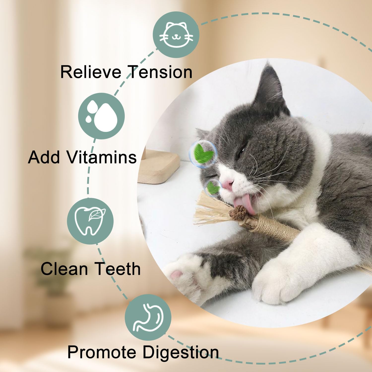 CUUOOT kitten toys plush pillow catnip encourages sniffing and gentle play