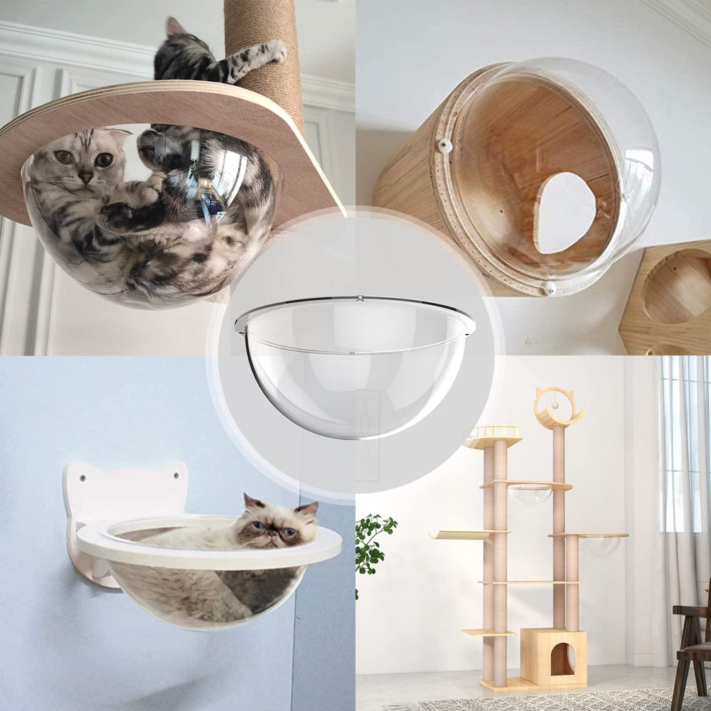 Cuyacili cat-furniture-compatibility image demonstrates fit with beds, towers, and trees.