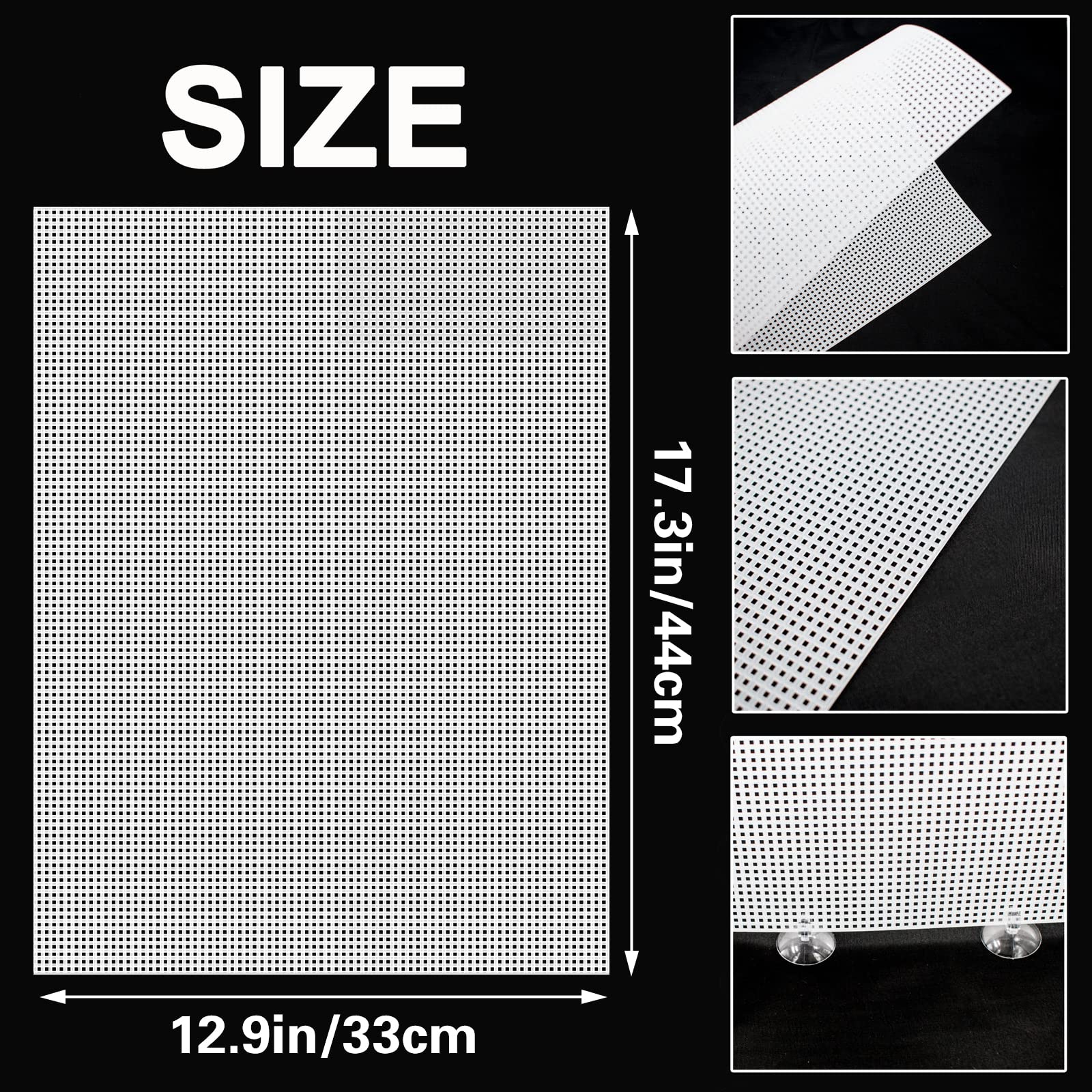 Cuyacili 17x13 inch divider fits and adapts with trimming for specific tank dimensions.