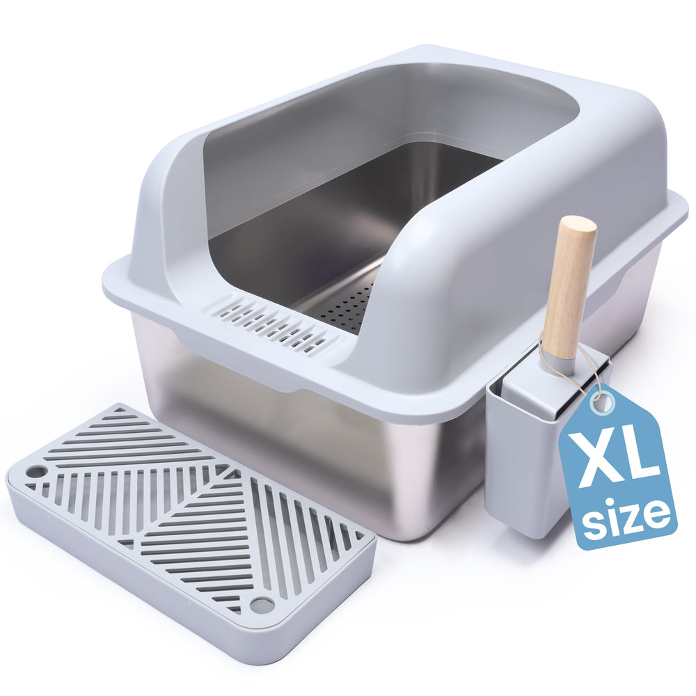 CVG GOODS XL sifting litter box top view showing spacious footprint for large cats