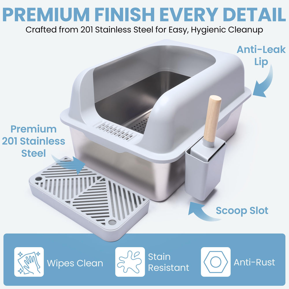 CVG GOODS XL step helps older cats enter the litter area