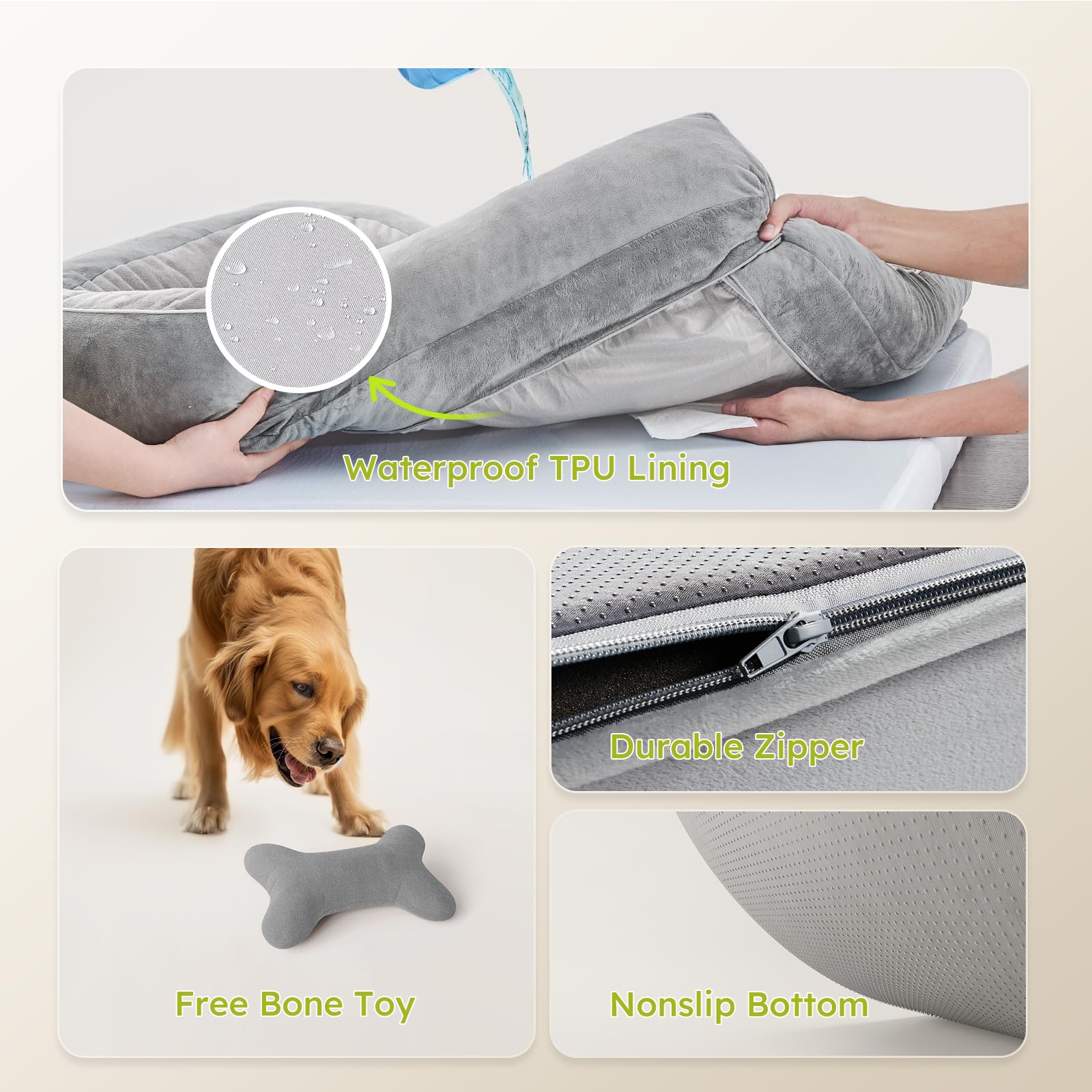 CWAWZ CertiPUR-US memory foam with OEKO-TEX fabric ensures safe, comfortable nights.
