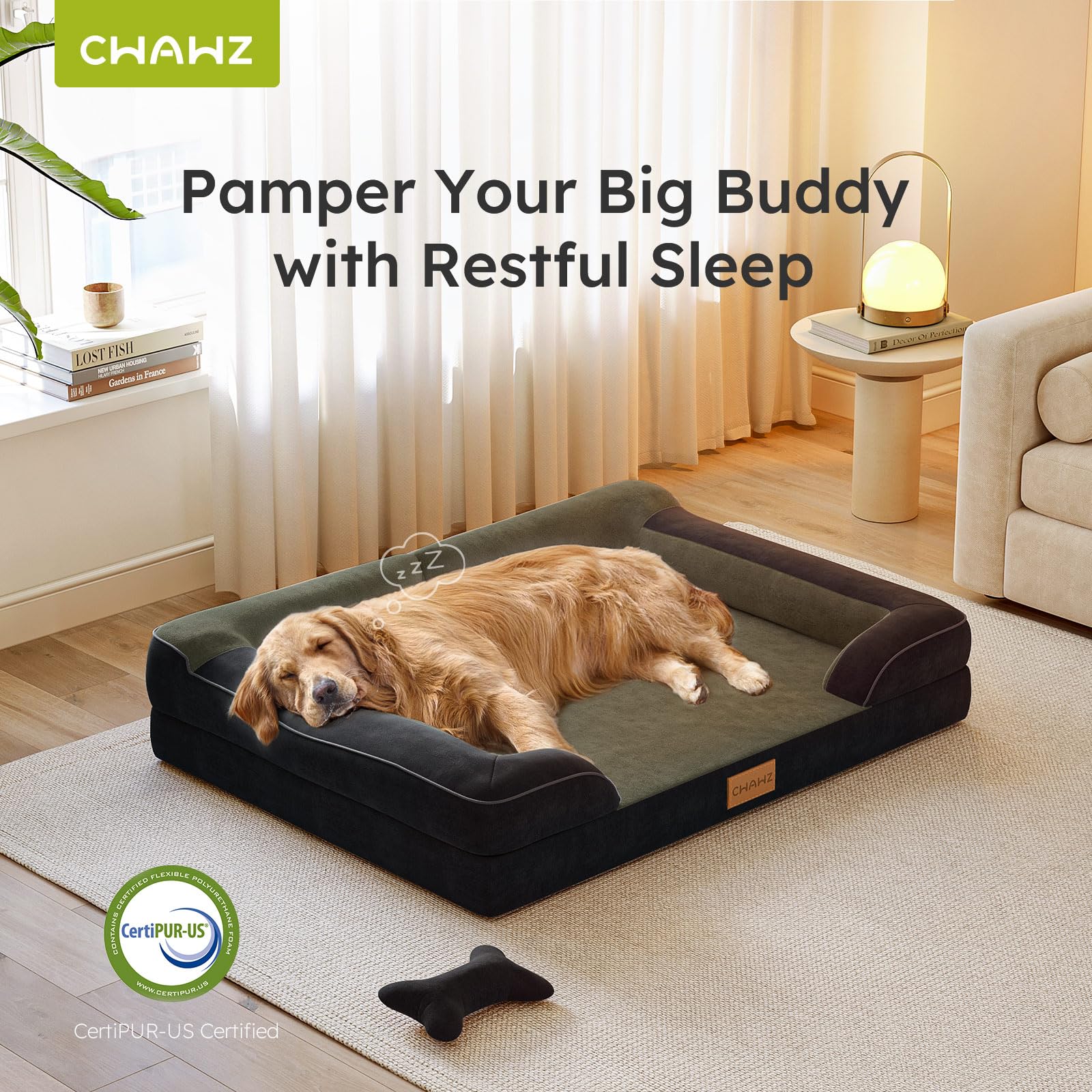 CWAWZ Dutch velvet cover adds plush, calming touch