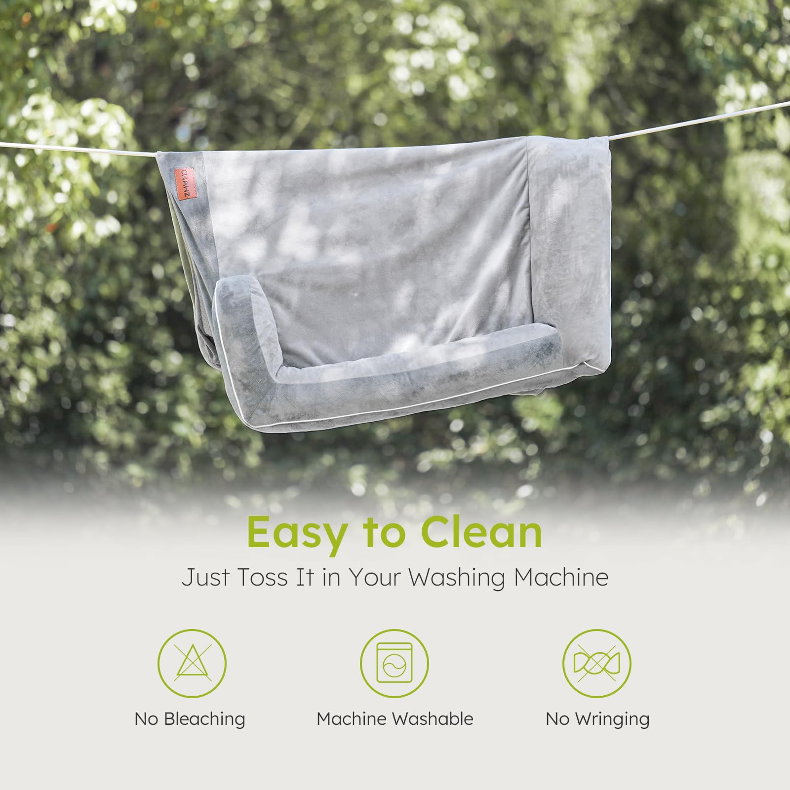 CWAWZ built-in blanket offers extra warmth and cozy lounging.