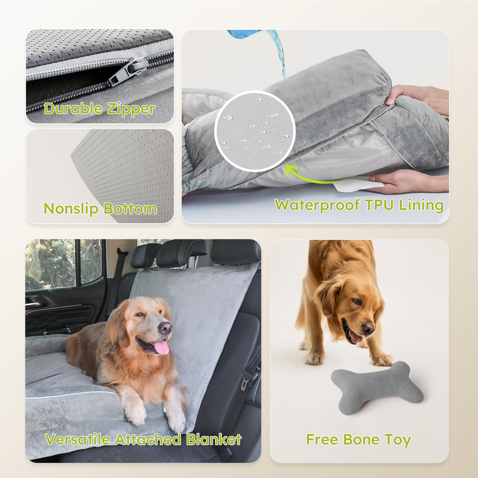 CWAWZ non-slip bottom keeps the bed steady during naps.